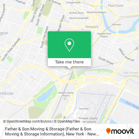 Mapa de Father & Son Moving & Storage