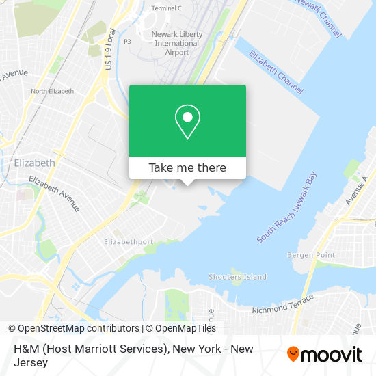 H&M (Host Marriott Services) map