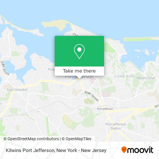 Kilwins Port Jefferson map