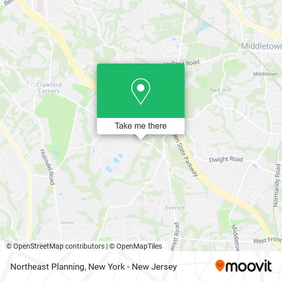 Northeast Planning map