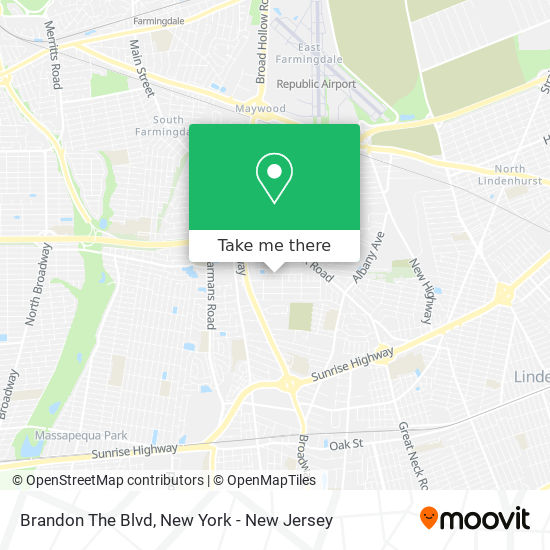 Brandon The Blvd map