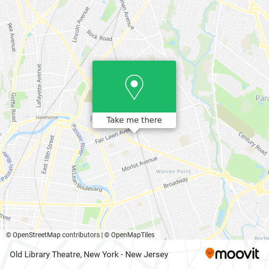 Mapa de Old Library Theatre