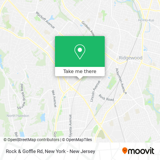Rock & Goffle Rd map
