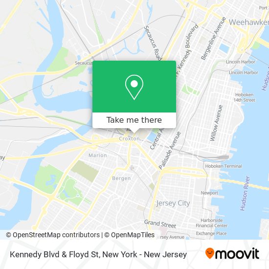 Kennedy Blvd & Floyd St map