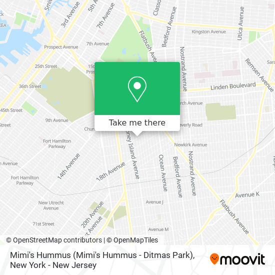 Mimi's Hummus (Mimi's Hummus - Ditmas Park) map