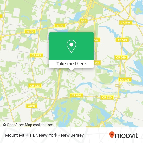 Mount Mt Kis Dr, Toms River, NJ 08753 map