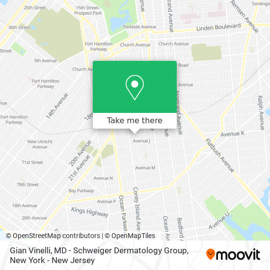 Mapa de Gian Vinelli, MD - Schweiger Dermatology Group