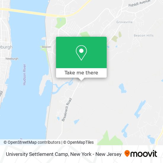 Mapa de University Settlement Camp