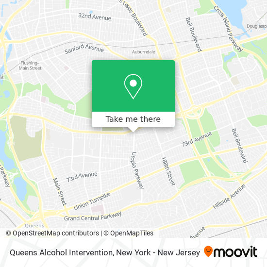 Mapa de Queens Alcohol Intervention