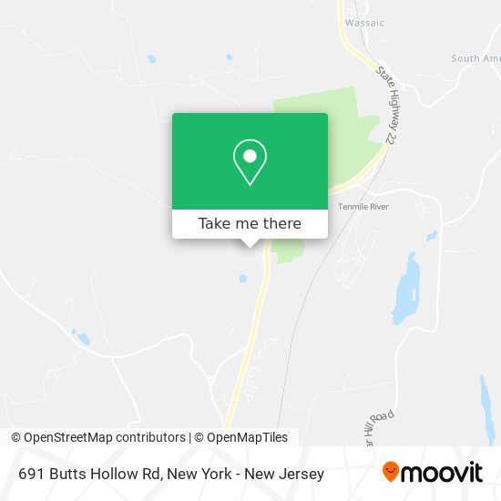 691 Butts Hollow Rd map