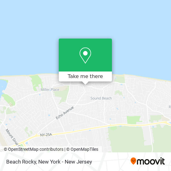 Beach Rocky map
