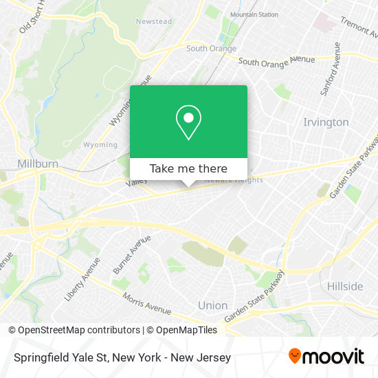 Mapa de Springfield Yale St
