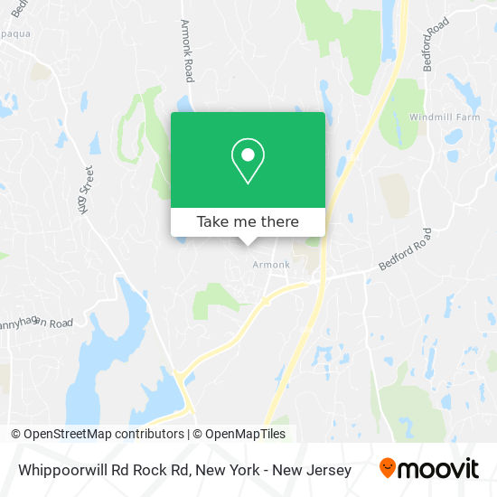 Whippoorwill Rd Rock Rd map