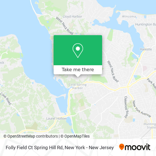 Folly Field Ct Spring Hill Rd map