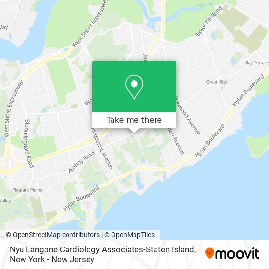 Nyu Langone Cardiology Associates-Staten Island map