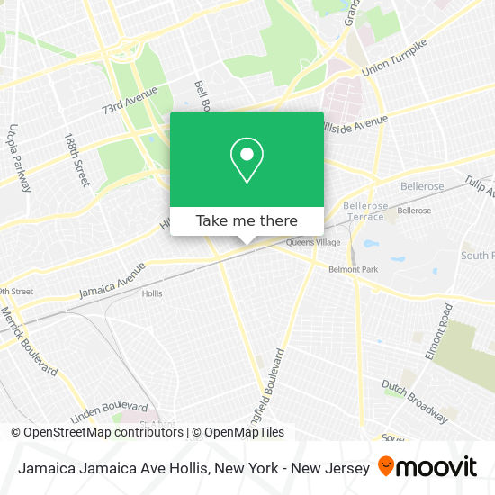 Mapa de Jamaica Jamaica Ave Hollis