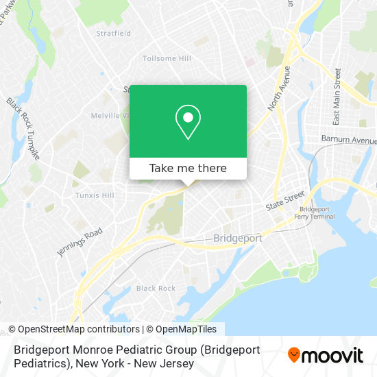 Mapa de Bridgeport Monroe Pediatric Group (Bridgeport Pediatrics)