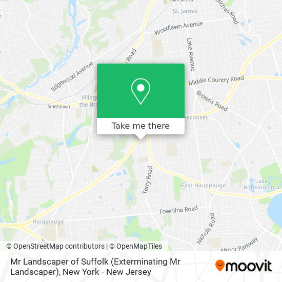 Mr Landscaper of Suffolk (Exterminating Mr Landscaper) map