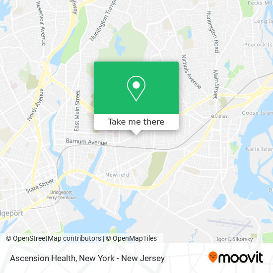 Mapa de Ascension Health