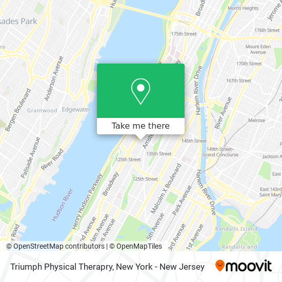 Mapa de Triumph Physical Therapry