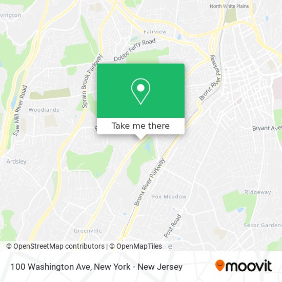 Mapa de 100 Washington Ave