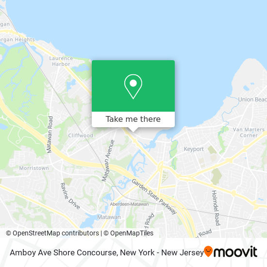 Mapa de Amboy Ave Shore Concourse