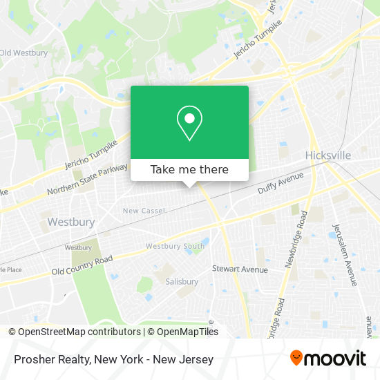 Prosher Realty map