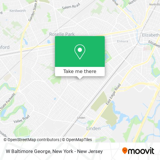 W Baltimore George map