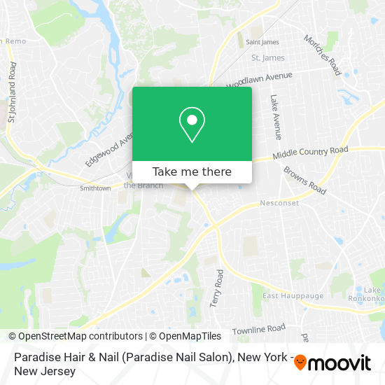 Mapa de Paradise Hair & Nail (Paradise Nail Salon)