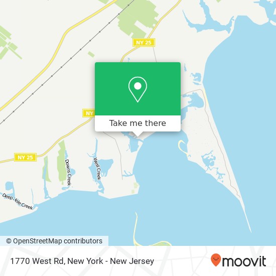 Mapa de 1770 West Rd, Cutchogue, NY 11935