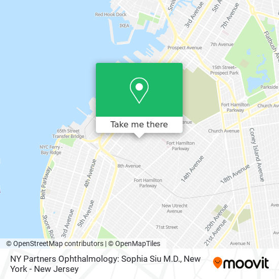 Mapa de NY Partners Ophthalmology: Sophia Siu M.D.