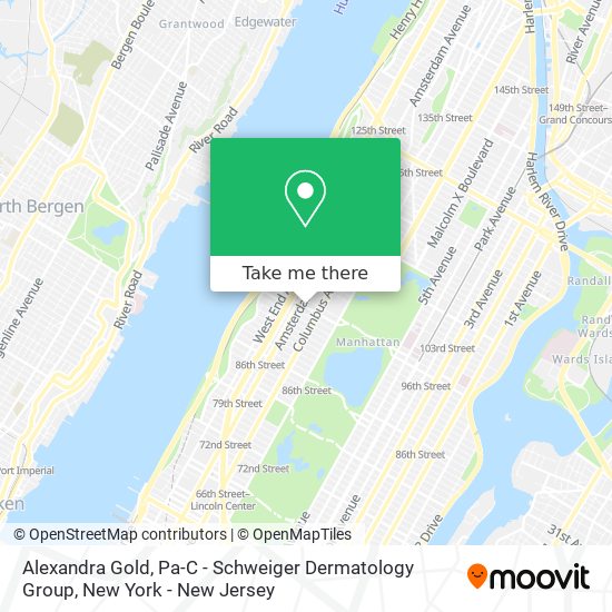 Mapa de Alexandra Gold, Pa-C - Schweiger Dermatology Group