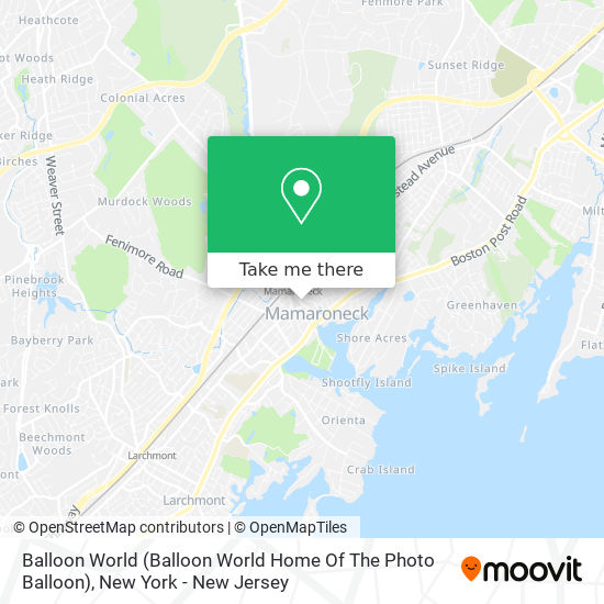 Mapa de Balloon World (Balloon World Home Of The Photo Balloon)