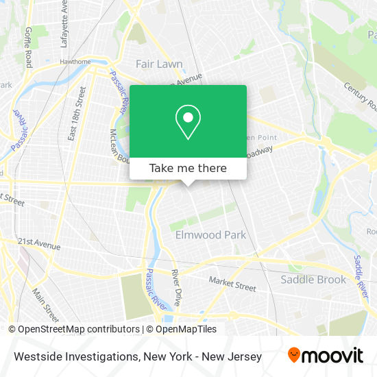 Westside Investigations map