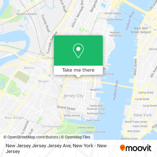 New Jersey Jersey Jersey Ave map