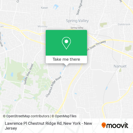 Mapa de Lawrence Pl Chestnut Ridge Rd