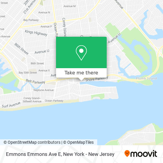 Emmons Emmons Ave E map