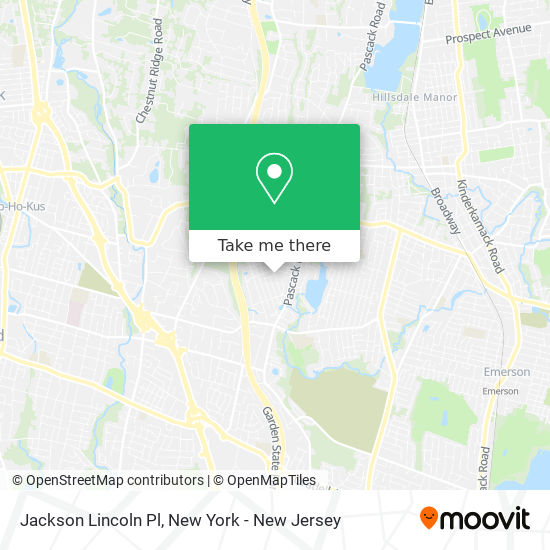 Jackson Lincoln Pl map