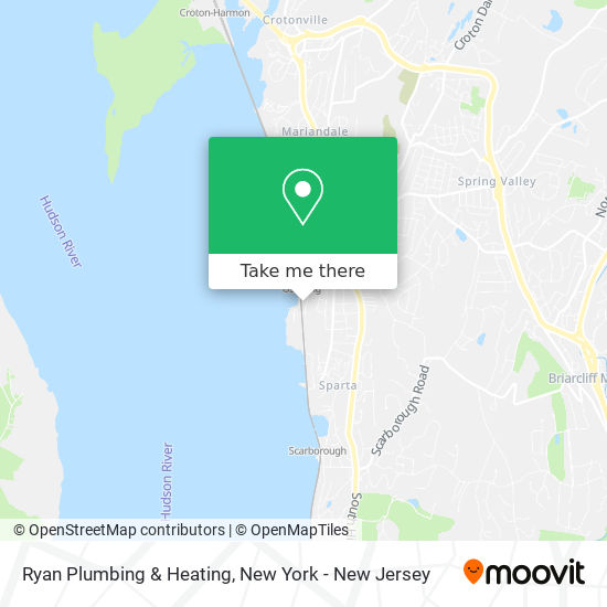 Ryan Plumbing & Heating map