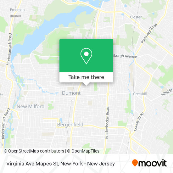 Mapa de Virginia Ave Mapes St