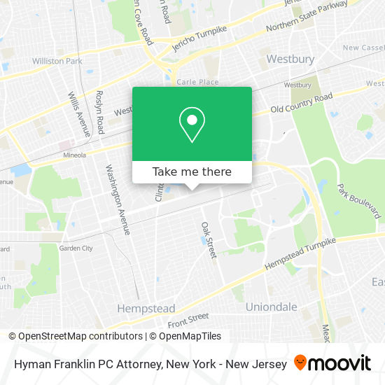 Hyman Franklin PC Attorney map