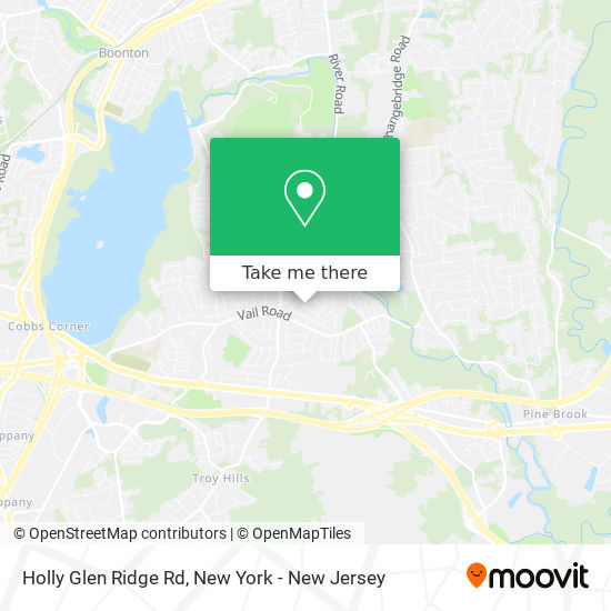 Holly Glen Ridge Rd map