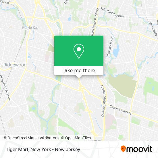 Mapa de Tiger Mart