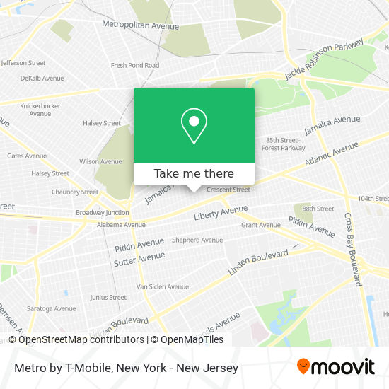 Metro by T-Mobile map