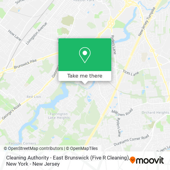 Cleaning Authority - East Brunswick (Five R Cleaning) map