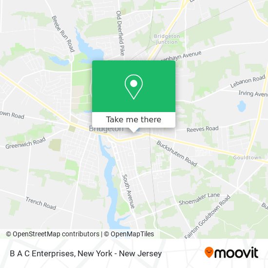 B A C Enterprises map