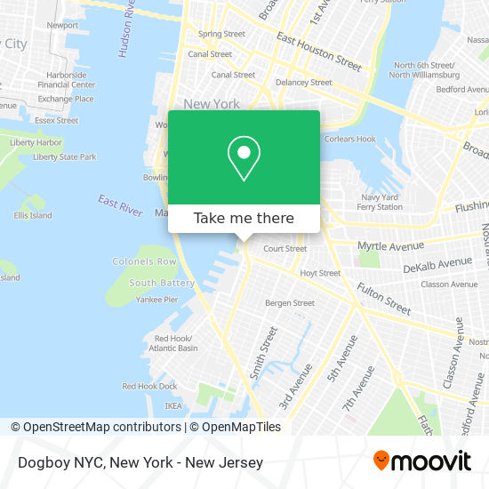 Dogboy NYC map