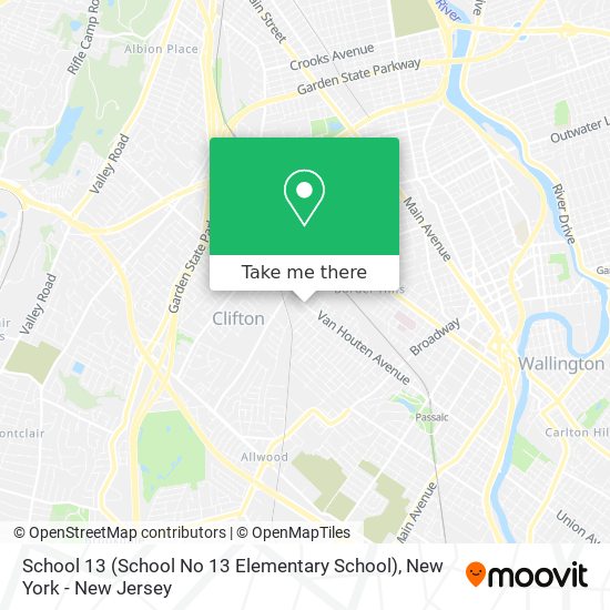 Mapa de School 13 (School No 13 Elementary School)