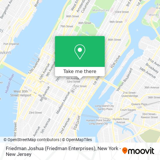 Friedman Joshua (Friedman Enterprises) map