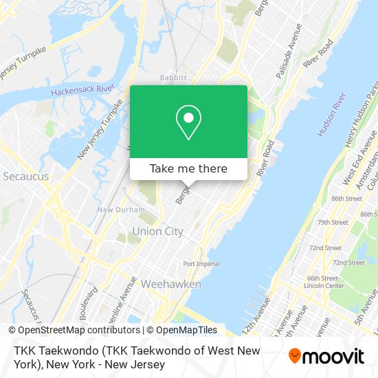 TKK Taekwondo (TKK Taekwondo of West New York) map